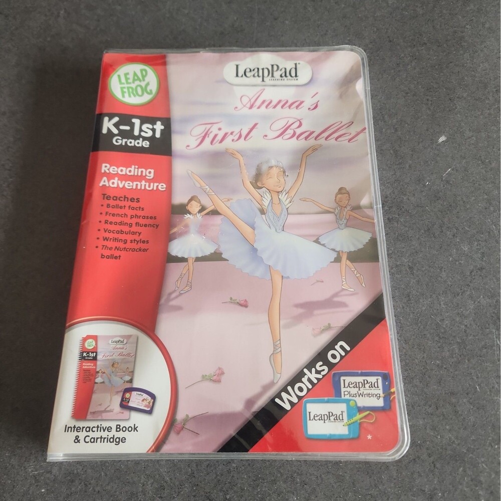 Leap Frog LeapPad K-1st Grade Reading, Anna's First Ballet Book & Cartridge 2005